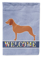 Bavarian Mountian Hound Welcome Flag Garden Size BB8285GF