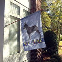 Australian Cattle Dog Welcome Flag Canvas House Size BB8289CHF