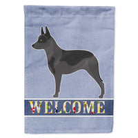 Australian Cattle Dog Welcome Flag Canvas House Size BB8289CHF