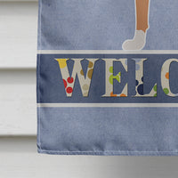 Australian Pinscher Welcome Flag Canvas House Size BB8290CHF