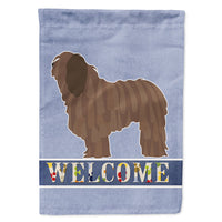 Bergamasco Shepherd Welcome Flag Canvas House Size BB8291CHF