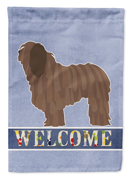 Bergamasco Shepherd Welcome Flag Garden Size BB8291GF