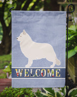 Berger Blanc Suisse Welcome Flag Garden Size BB8292GF