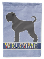 Black Russian Terrier Welcome Flag Garden Size BB8293GF