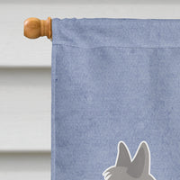 Australian Silky Terrier Welcome Flag Canvas House Size BB8307CHF