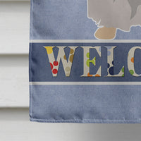 Australian Silky Terrier Welcome Flag Canvas House Size BB8307CHF