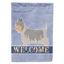 Australian Silky Terrier Welcome Flag Canvas House Size BB8307CHF