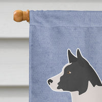 Canaan Dog Welcome Flag Canvas House Size BB8329CHF