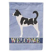 Canaan Dog Welcome Flag Canvas House Size BB8329CHF