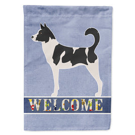 Canaan Dog Welcome Flag Canvas House Size BB8329CHF