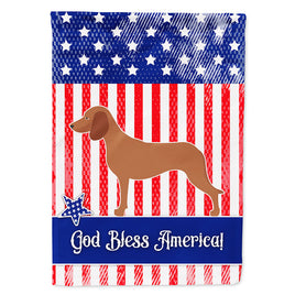 Bavarian Mountian Hound American Flag Canvas House Size BB8366CHF