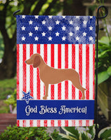 Bavarian Mountian Hound American Flag Garden Size BB8366GF