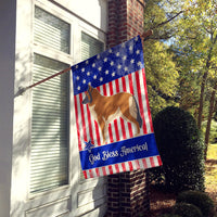 Belgian Tervuren American Flag Canvas House Size BB8384CHF