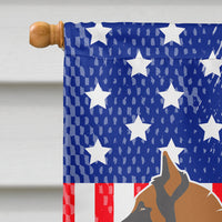 Belgian Tervuren American Flag Canvas House Size BB8384CHF