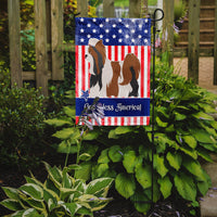 Biewer Terrier American Flag Garden Size BB8389GF