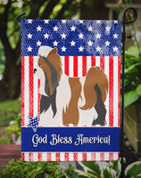 Biewer Terrier American Flag Garden Size BB8389GF