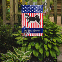 Alaskan Malamute American Flag Garden Size BB8405GF