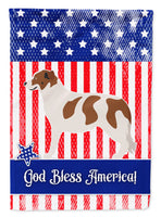 Aidi Atlas Mountain Dog American Flag Garden Size BB8415GF