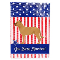 Alano Espanol Spanish Bulldog American Flag Canvas House Size BB8425CHF