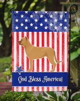 Alano Espanol Spanish Bulldog American Flag Garden Size BB8425GF