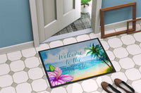 Beach Scene Welcome Indoor or Outdoor Mat 24x36 BB8530JMAT