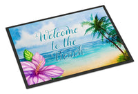 Beach Scene Welcome Indoor or Outdoor Mat 24x36 BB8530JMAT