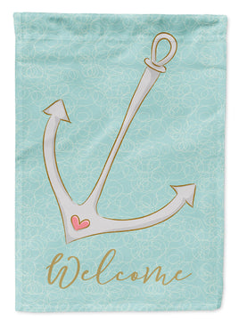 Anchor Welcome Flag Canvas House Size BB8566CHF