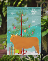 Highland Cow Christmas Flag Garden Size BB9187GF