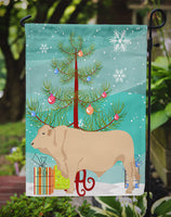 Charolais Cow Christmas Flag Garden Size BB9193GF