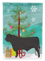 Black Angus Cow Christmas Flag Canvas House Size BB9195CHF