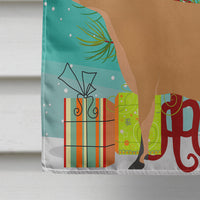 Jersey Cow Christmas Flag Canvas House Size BB9196CHF