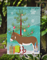 Miniature Mediterranian Donkey Christmas Flag Garden Size BB9214GF