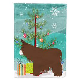 Poitou Poiteuin Donkey Christmas Flag Canvas House Size BB9219CHF