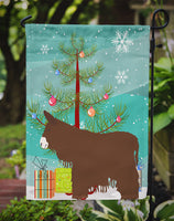 Poitou Poiteuin Donkey Christmas Flag Garden Size BB9219GF