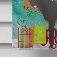 Catalan Donkey Christmas Flag Canvas House Size BB9222CHF