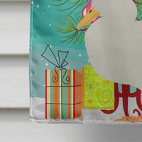 Crested Duck Christmas Flag Canvas House Size BB9224CHF