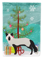 Silver Fox Christmas Flag Canvas House Size BB9238CHF