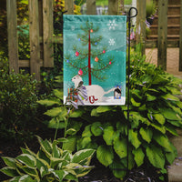 Stoat Short-tailed Weasel Christmas Flag Garden Size BB9239GF