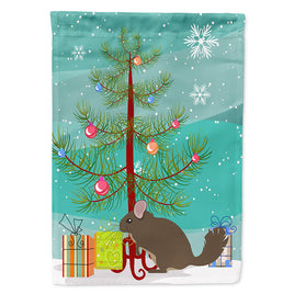 Chinchilla Christmas Flag Canvas House Size BB9242CHF