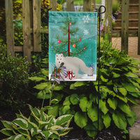 White Arctic Fox Christmas Flag Garden Size BB9244GF