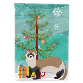 Ferret Christmas Flag Canvas House Size BB9245CHF