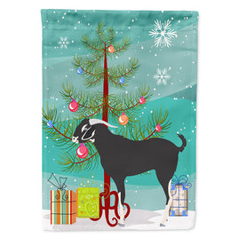 Black Bengal Goat Christmas Flag Canvas House Size BB9251CHF