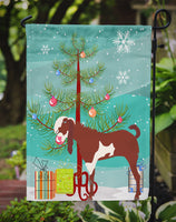 Jamnapari Goat Christmas Flag Garden Size BB9257GF