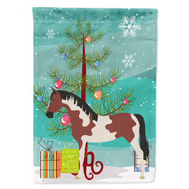 Pinto Horse Christmas Flag Canvas House Size BB9274CHF