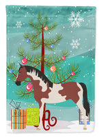 Pinto Horse Christmas Flag Garden Size BB9274GF