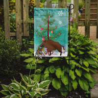 Wild Boar Pig Christmas Flag Garden Size BB9303GF