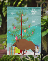 Wild Boar Pig Christmas Flag Garden Size BB9303GF