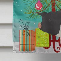 Hampshire Pig Christmas Flag Canvas House Size BB9306CHF