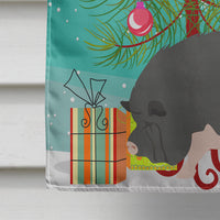 Vietnamese Pot-Bellied Pig Christmas Flag Canvas House Size BB9308CHF