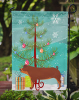 Duroc Pig Christmas Flag Garden Size BB9309GF